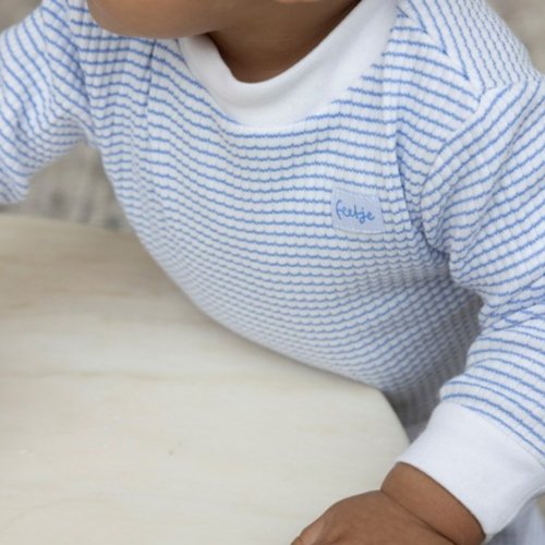 Wafelpyjama blauw - Wafelpyama blauw sfeer - 305601