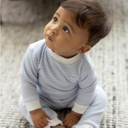 Wafelpyjama blauw - Wafelpyama blauw - 305601