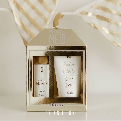Cadeauset - Van harte meid - Zilverschoon 100leuk cadeaupakket vanhartemeid sfeer1 - BD0099