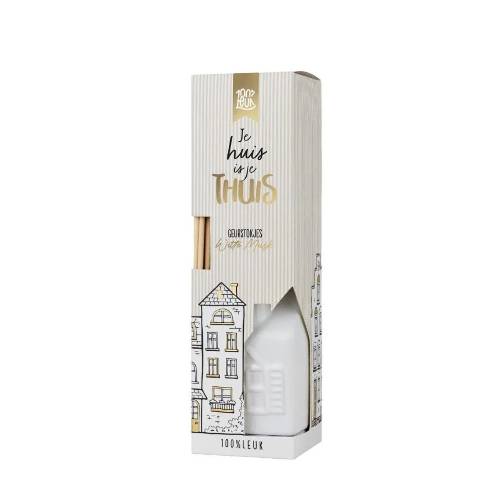 Geurstokjes - Je huis is je thuis - Zilverschoon 100leuk geurzeep je huis is je thuis 1 - BD0183