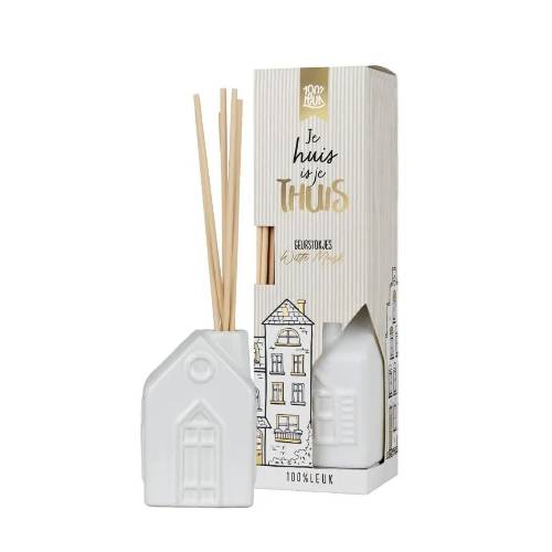 Geurstokjes - Je huis is je thuis - Zilverschoon 100leuk geurzeep je huis is je thuis1 - BD0183