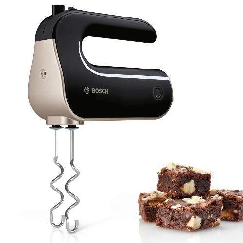 Handmixer HomeProfessional 575 W Zwart, Metallic zilver - Zilverschoon bosch handmixer deeg - MFQ4730