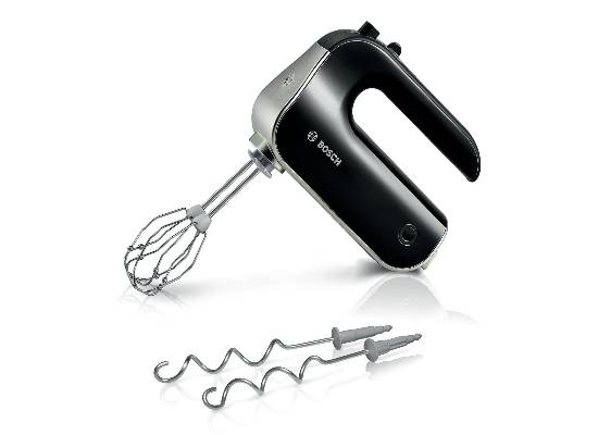Handmixer HomeProfessional 575 W Zwart, Metallic zilver - Zilverschoon bosch handmixer - MFQ4730