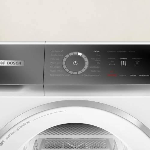 Serie 8 Warmtepompdroger 9 kg - Zilverschoon bosch wasdroger wit wqb246cenl display - WQB246CENL
