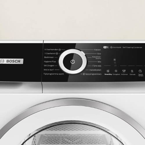 Serie 6 Warmtepompdroger 9 kg - Zilverschoon bosch wasdroger wqm246c9nl display - WQN246C9NL