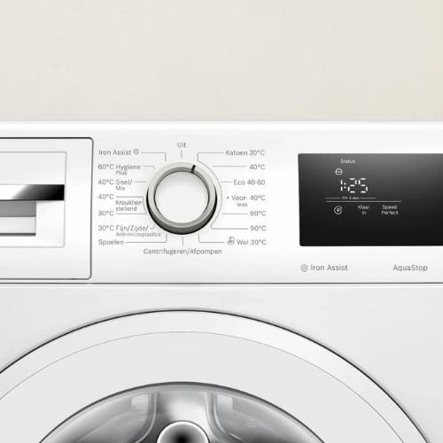Serie 4 Wasmachine, voorlader 8 kg max. 1400 rpm - Zilverschoon bosch wasmachine wan2809xnl 1 - WAN2809XNL