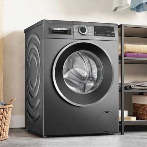Serie 6 Wasmachine, voorlader 9 kg max. 1400 rpm, iron cast grey - Zilverschoon bosch wasmachine wgg244finl - WGG244FINL