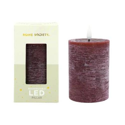 LED Medium Stompkaars oplaadbaar - Zilverschoon home society stompkaars m recharge led bourgondisch rood - 730003 280