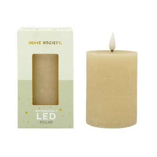LED Medium Stompkaars oplaadbaar - Zilverschoon home society stompkaars m recharge led gebroken wit - 730003 105