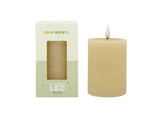 LED Medium Stompkaars oplaadbaar - Zilverschoon home society stompkaars m recharge led gebroken wit - 730003 105