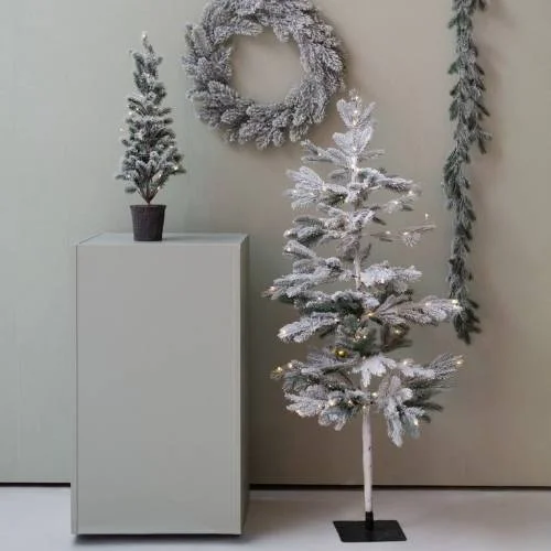 Kerstboom Noel Led - Zilverschoon homesociety kerstboom noel led sfeer - 695135