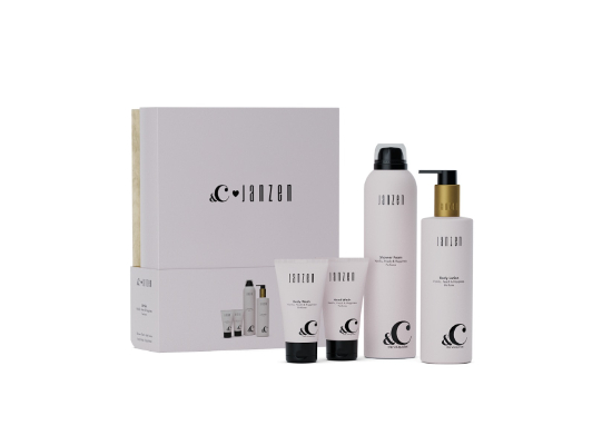 Cadeaupakket &C Vanilla Peach & Happiness - Zilverschoon janzen cadeaupakket 94000 vanilla peach happiness - 94000