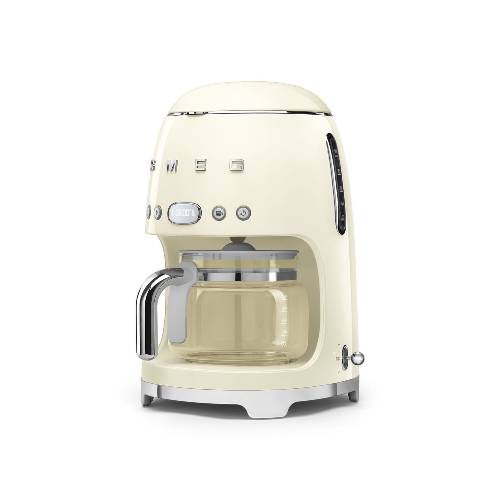 Filter Koffiezetapparaat Cr&egrave;me - Zilverschoon smeg filter koffiezetapparaat creme zij 1 - DCF02CREU