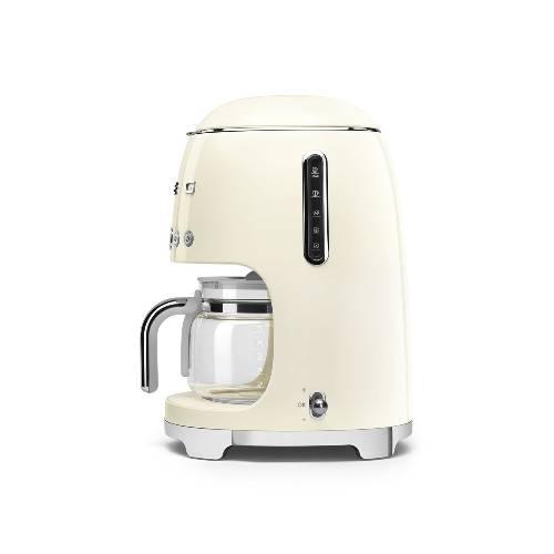 Filter Koffiezetapparaat Cr&egrave;me - Zilverschoon smeg filter koffiezetapparaat creme zij - DCF02CREU