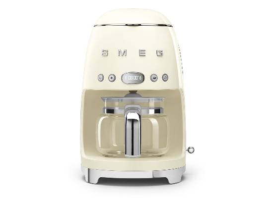 Filter Koffiezetapparaat Cr&egrave;me - Zilverschoon smeg filter koffiezetapparaat creme - DCF02CREU