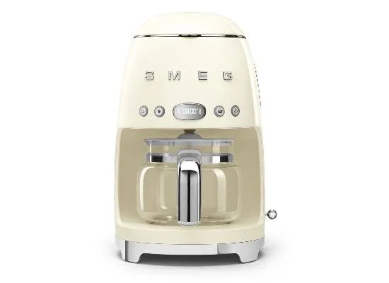 Filter Koffiezetapparaat Cr&egrave;me - Zilverschoon smeg filter koffiezetapparaat creme - DCF02CREU