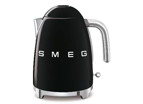 Elektrische waterkoker Zwart - Zilverschoon smeg waterkoker zwart - KLF03BLEU