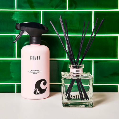 Geurstokjes &C Vanilla Peach & Happiness - Zilverschoon verzorging janzen geurstokjes roomspray vanilla peach happiness - 60000