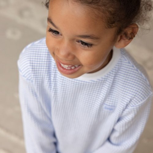 Wafelpyjama blauw - Zilverschoon wafelpyama blauw 305601 kids sfeer1 1 - 305601 kids (806)
