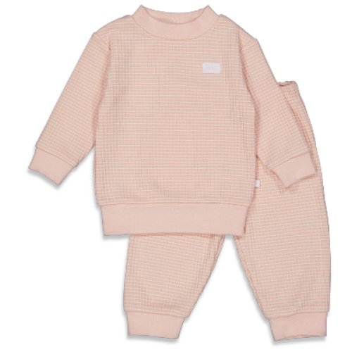 Wafelpyjama oud roze - Zilverschoon wafelpyama oud roze 305615 2 - 305615
