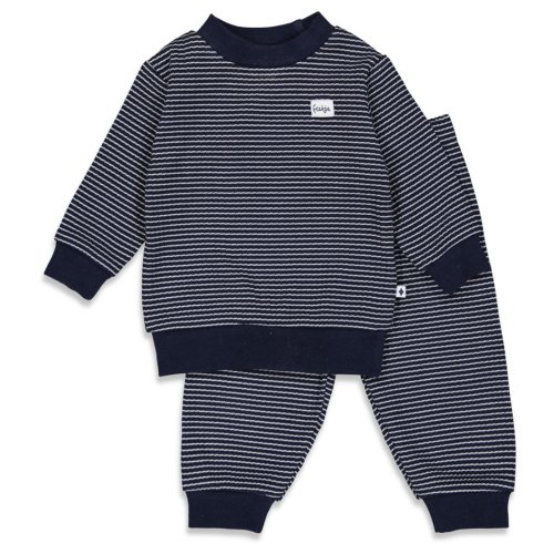 Wafelpyjama royal blue - Zilverschoon wafelpyama royal blue 2 - 305556 kids (782)