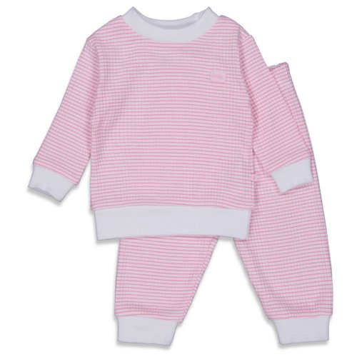 Wafelpyjama roze - Zilverschoon wafelpyama roze 305602 2 - 305602 kids (758)