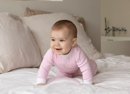 Wafelpyjama roze - Zilverschoon wafelpyama roze sfeer 305602 kids 305613 - 305602