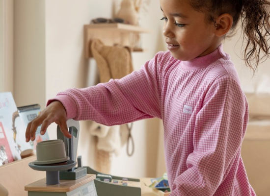 Wafelpyjama roze melange - Zilverschoon wafelpyama rozemelange 305611 kids sfeer - 305611 kids
