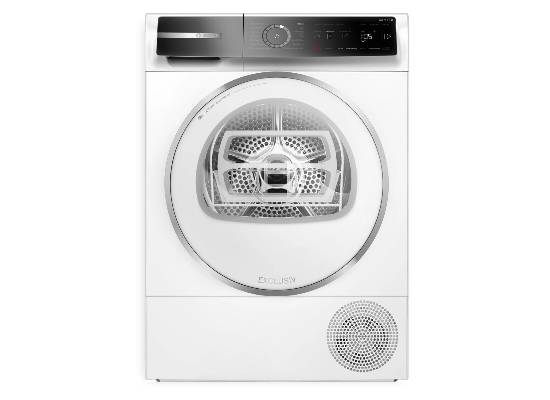 Serie 8 Warmtepompdroger 9 kg - Zilverschoon wasdroger wit bosch wqb246cenl - WQB246CENL