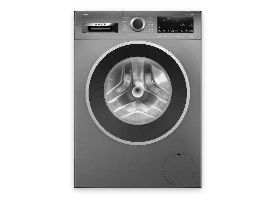 Serie 6 Wasmachine, voorlader 9 kg max. 1400 rpm, iron cast grey - Zilverschoon wasmachine bosch wgg244finl - WGG244FINL