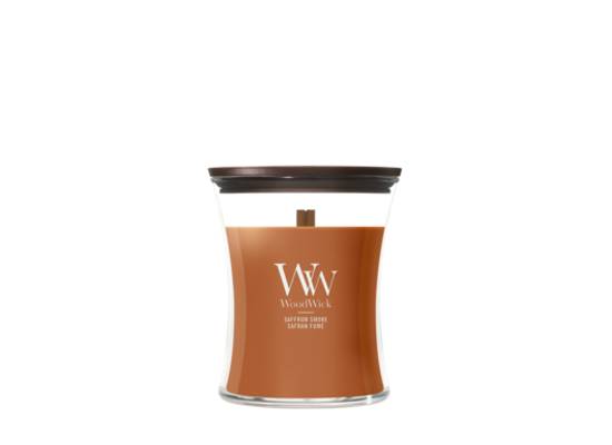 Geurkaars Saffron Smoke medium - Zilverschoon woodwick saffran smoke medium - 2674299E