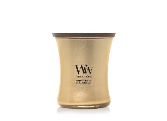 Geurkaars Sparkling Pomelo medium - Zilverschoon woodwick sparkling pomelo - 2659615E