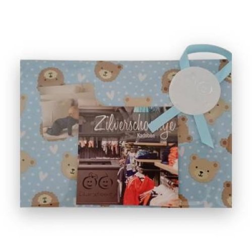 Cadeaubon Zilverschoontje blauw - Zilverschoontje kadobon blauw 1 - zvkbblauw