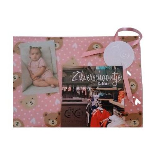 Cadeaubon Zilverschoontje roze - Zilverschoontje kadobon roze - zvkbroze