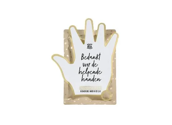 Handmasker &ndash; Bedankt voor de helpende handen 100%LEUK